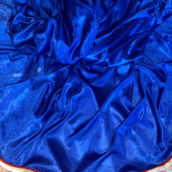 Vtg Silky Snow White Sissy Ruffled LACE SWEEP NIGHTGOWN OSFM - Picture 6 of 16